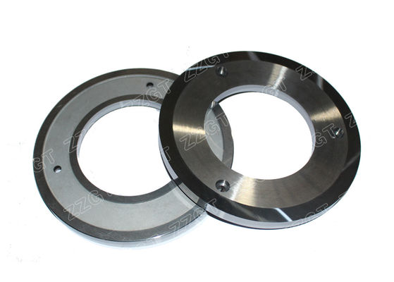 Polished Cemented Tungsten Carbide Cutting Disc / Grinding Disk In Round